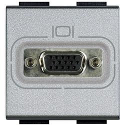 Presa video HD15 Light Tech connettore serie Livinglight Tech per installazioni audio-video