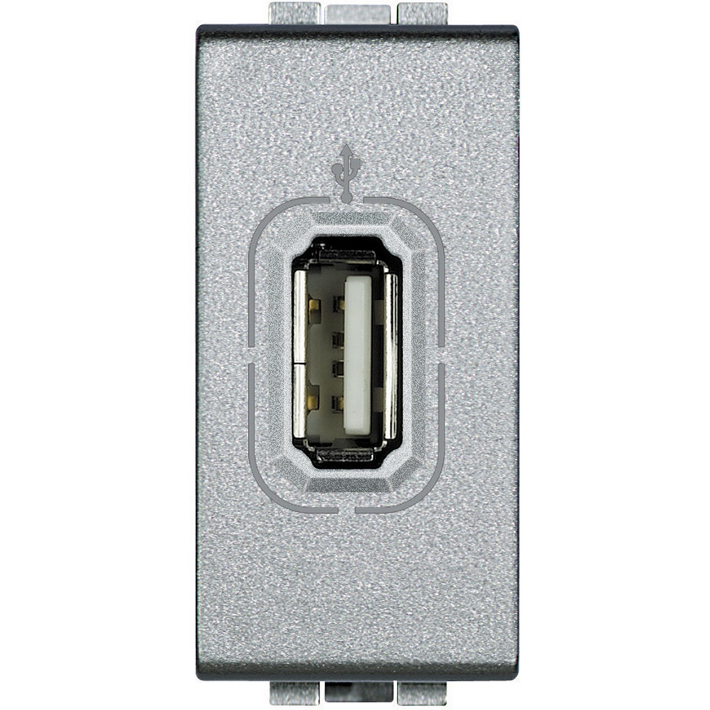 Presa USB Light Tech non alimentata serie Livinglight Tech per installazioni elettriche