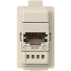Connettore RJ45 UTP Cat6 Magic per cablaggio reti dati professionale, incasso, alta qualità