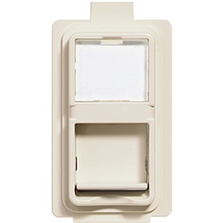Presa RJ45 UTP Cat5E tool-less montaggio a incasso per reti dati residenziali e professionali