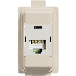 Presa RJ45 CAT6 FTP tool-less con portello antipolvere per installazioni rete e civile