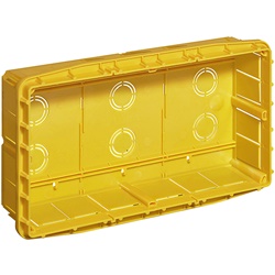 Scatola derivazione MULTIBOX 289x154x69 mm resina antiurto 3 scomparti per impianti elettrici incasso residenziale e commerciale