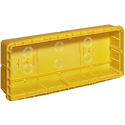 Scatola derivazione Multibox 387x154x69 mm resina antiurto 3 scomparti per impianti elettrici civili e industriali