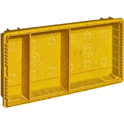 Multibox scatola derivazione 493x262x78 resina antiurto 3 scomparti per impianti elettrici sicuri