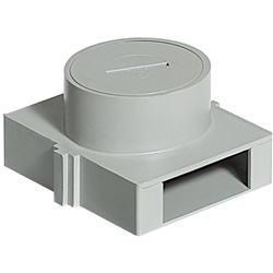 Scatola derivazione sottopavimento polietilene resistente per impianti elettrici incasso
