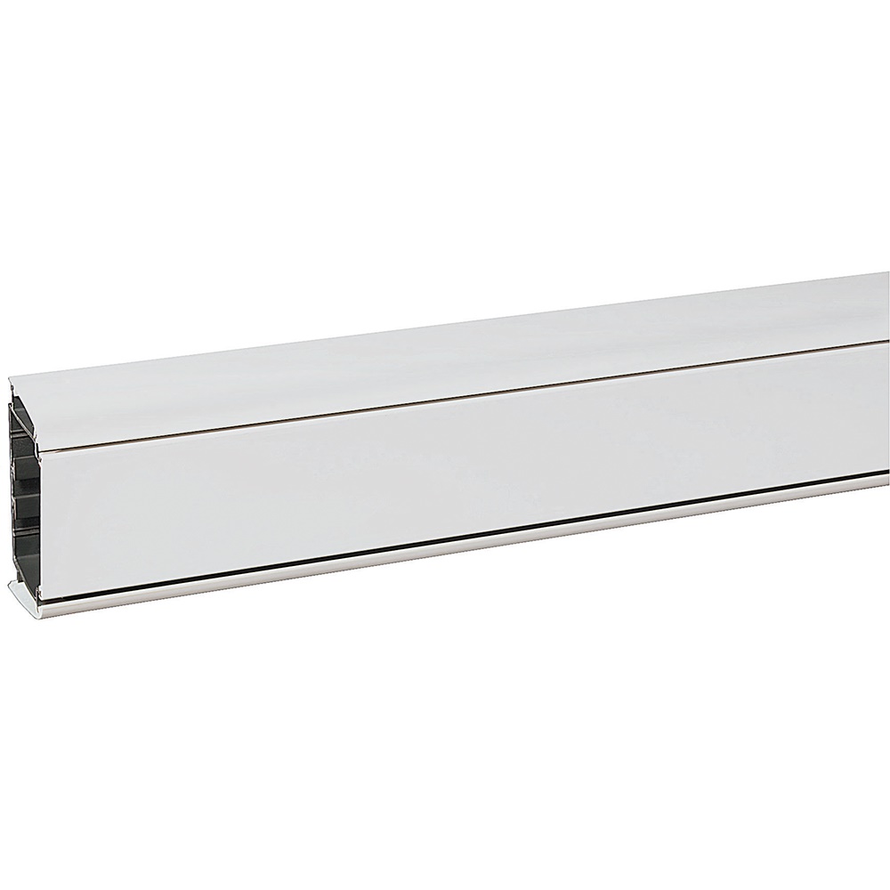 Canalina copri cavi PVC 80mm 2m bianco per organizzazione e protezione cavi interni