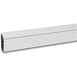 Canalina copri cavi PVC 80mm 2m bianco per organizzazione e protezione cavi interni