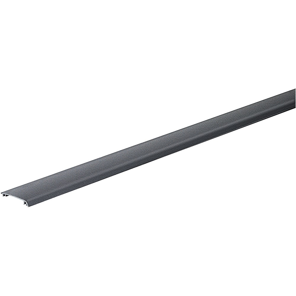 Coperchio PVC 60 mm 2 m alluminio per protezione canaline elettriche uso professionale e domestico