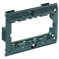 Supporto modulare INTERLINK per 4 moduli LivingLight installazioni elettriche civili e industriali