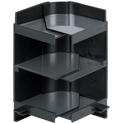 Fondo angolo interno plastico 120x60 mm per canalizzazione impianti elettrici