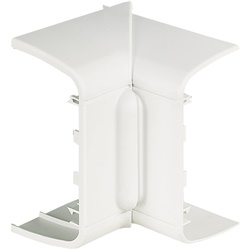 Copertura angolo interno 120x60 mm bianco per canalizzazione elettrica Interlink
