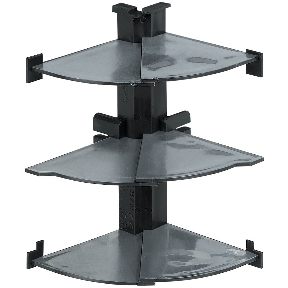 Fondo angolo esterno interlink 120x60 mm per canalizzazione elettrica resistente e durevole