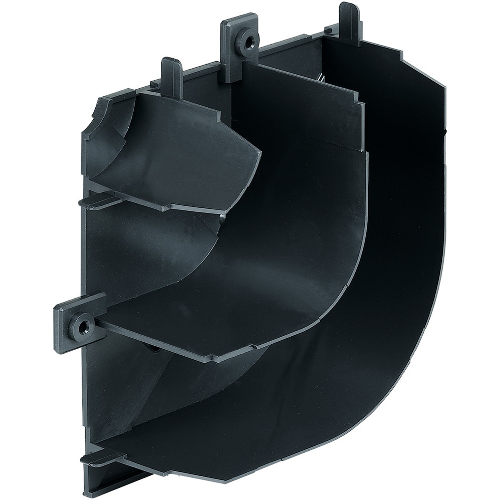 Fondo angolo piatto 120x60 mm Interlink per canaline impianti elettrici residenziali e commerciali