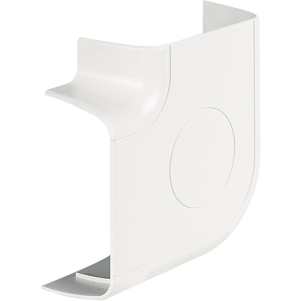 Copertura angolare piatta bianca 120x60 mm per protezione cavi interni residenziale e commerciale