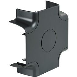 Copertura raccordo X 120x60 mm grigia per protezione connessioni elettriche interlink