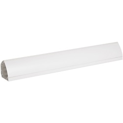 Canale portacavi PVC bianco 2m per postazioni lavoro ufficio interlink