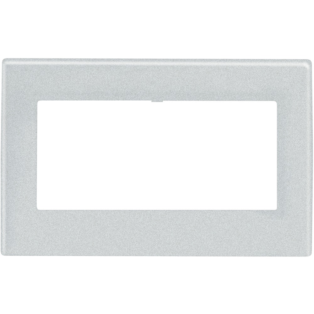 Placca Matix 4 moduli colore tecnico per montaggio incasso in canali apparecchi elettrici