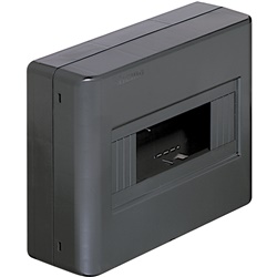 Centralino multifunzione 10 moduli DIN grigio per impianti elettrici domestici e commerciali