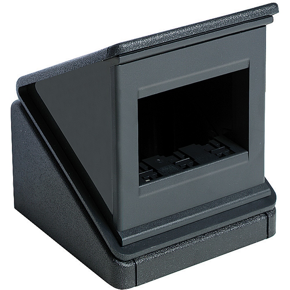 Zoccolo sottopavimento per torrette elettriche 150520/21 con guarnizione IP52 per installazione pavimento