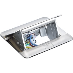 Sottopavimento Pop Up 4 Moduli Acciaio Inox Torretta Incasso Pavimenti Flottanti
