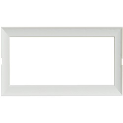 Supporto modulare torrette elettriche 4 moduli grigio per installazioni incasso interne
