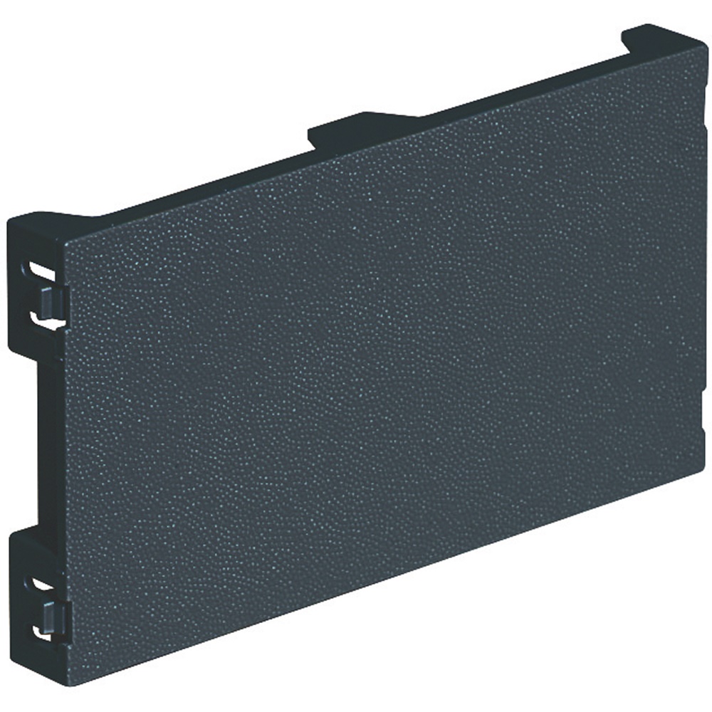 Copriforo grigio antracite Interlink 4 moduli per chiusura scomparti torrette modulari elettriche
