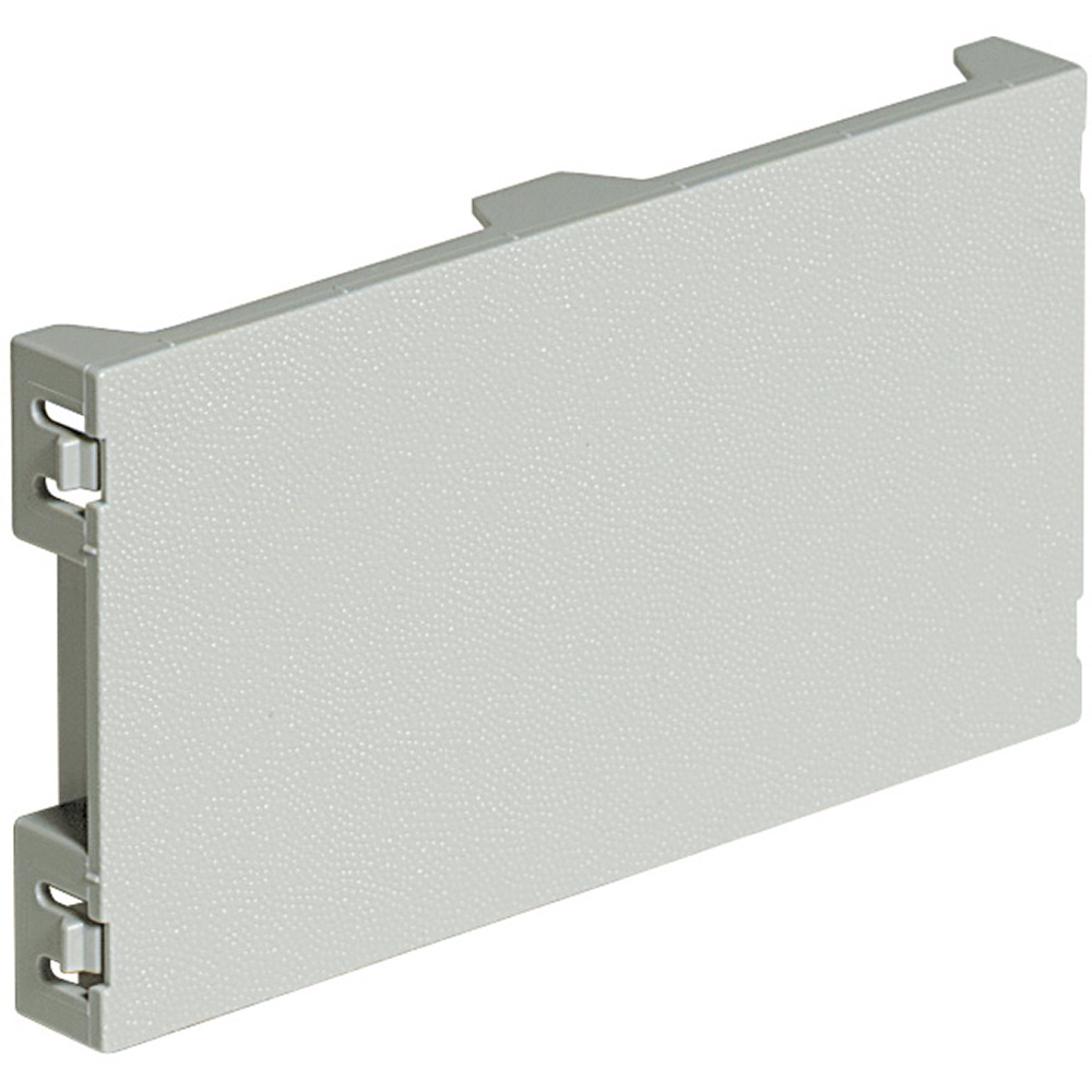 Copriforo grigio chiaro Interlink per chiusura scomparto 4 moduli torrette modulari bifacciali