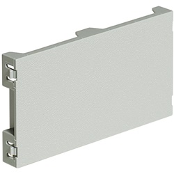 Copriforo grigio chiaro Interlink per chiusura scomparto 4 moduli torrette modulari bifacciali