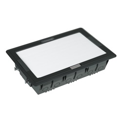 Torretta a scomparsa 24/30 moduli copertura con vano ergonomica per installazioni elettriche professionali