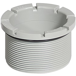 Ghiera bloccaggio torrette sottopavimento resina diametro 70 mm altezza 50 mm installazioni elettriche