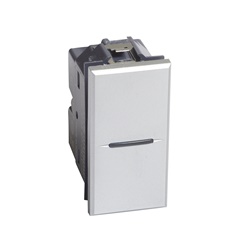 Interruttore unipolare AXO 10A 1 modulo compatto per impianti elettrici residenziali e commerciali