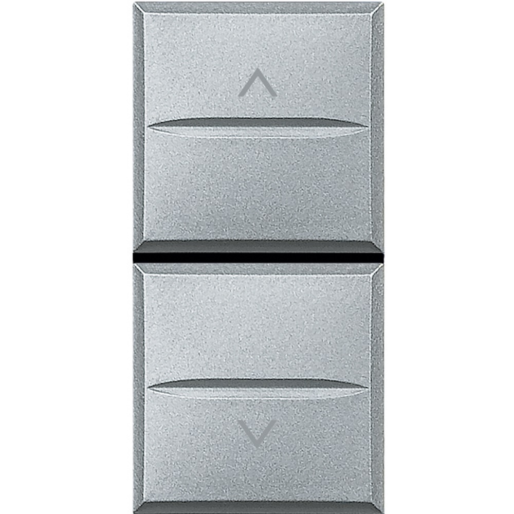 Commutatore elettrico 1P 16A 250Vac doppio tasto 1-0-2 assiale per impianti professionali