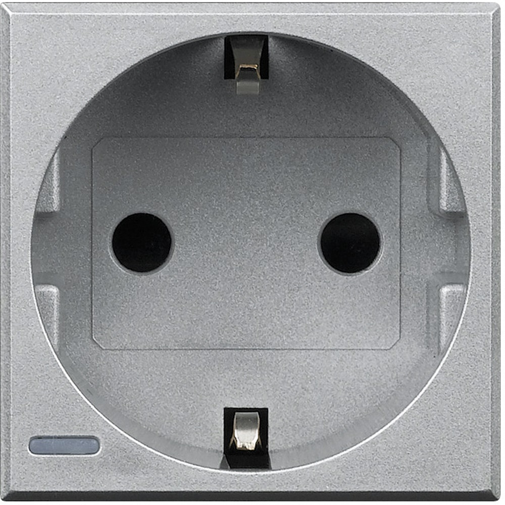 Presa 16A 250Vac 2P+T standard tedesco per installazioni civili