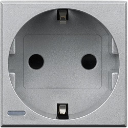 Presa 16A 250Vac 2P+T standard tedesco per installazioni civili