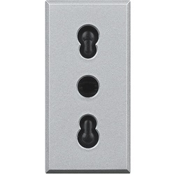 Presa bipasso 2P+T 10/16A 250Vac bipasso 19-26mm installazione elettrica