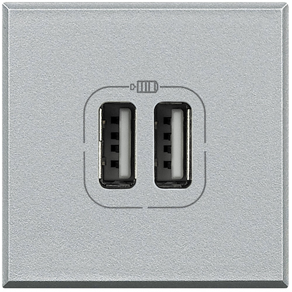 Caricatore USB 2 prese 5V 3000mA ricarica rapida dispositivi elettronici Tech