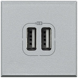 Caricatore USB 2 prese 5V 3000mA ricarica rapida dispositivi elettronici Tech