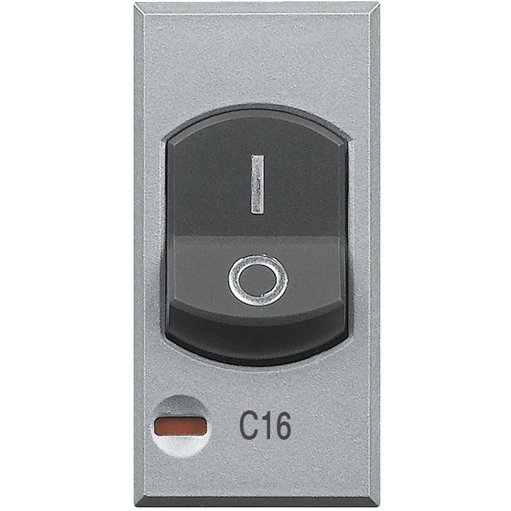 Magnetotermico 1P+N 16A 3kA interruttore automatico bipolare uso civile residenziale