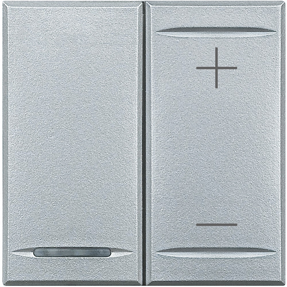 Dimmer pulsante 0-10V 100-240Vac 300-600VA 2 moduli per controllo illuminazione Axolute