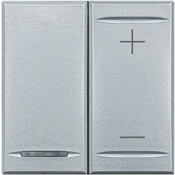 Dimmer pulsante 0-10V 100-240Vac 300-600VA 2 moduli per controllo illuminazione Axolute