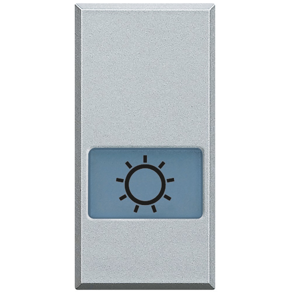 Tasto serigrafato lampada illuminabile 1 modulo uso civile residenziale