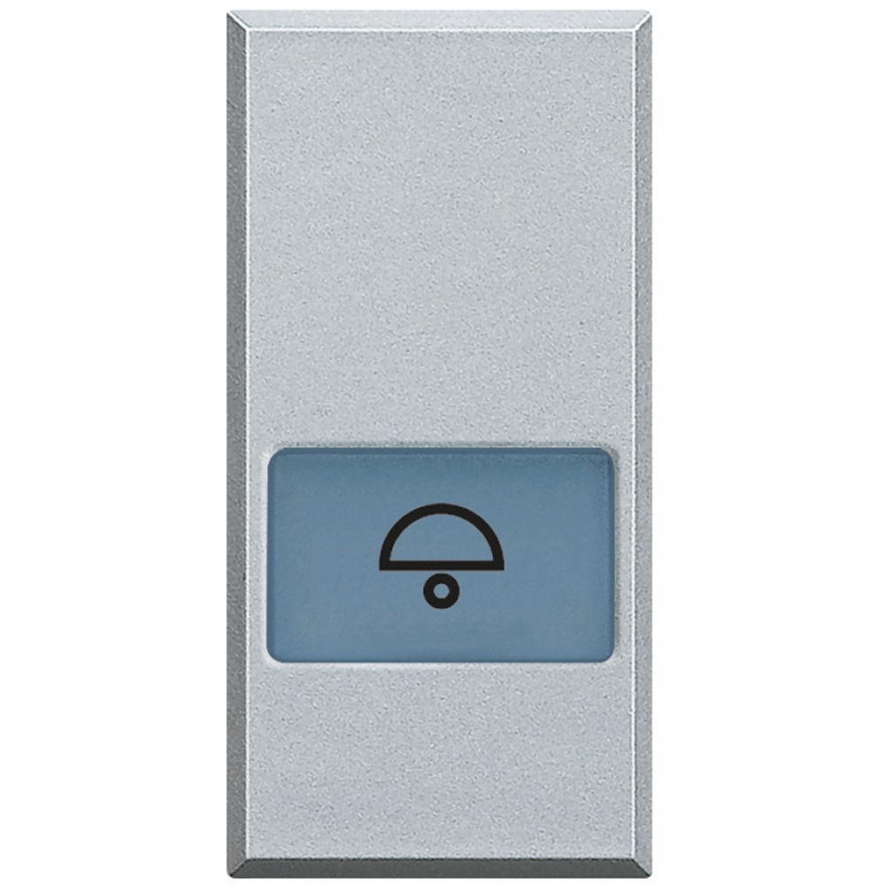 Pulsante campanello Axolute illuminabile 1 modulo residenziale/commerciale