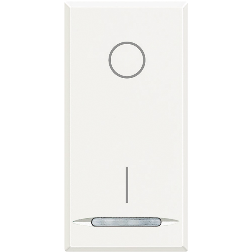Interruttore elettrico 2 poli 16AX 250V bianco per impianti civili e industriali
