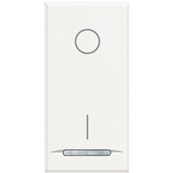 Interruttore elettrico 2 poli 16AX 250V bianco per impianti civili e industriali