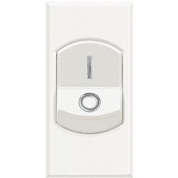 Interruttore 2P 32A assiale bianco per impianti elettrici residenziali
