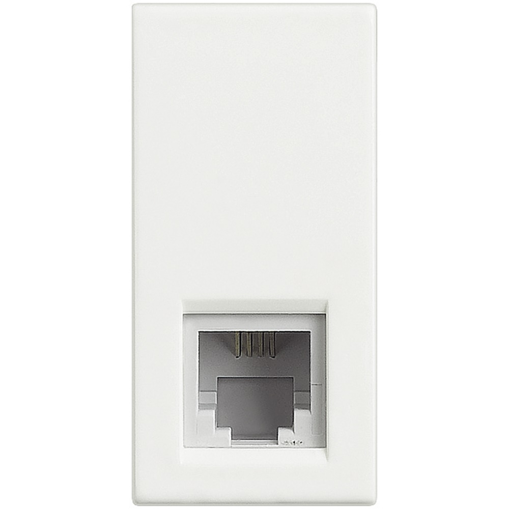 Connettore RJ11 telefonico K10 bianco per installazioni residenziali