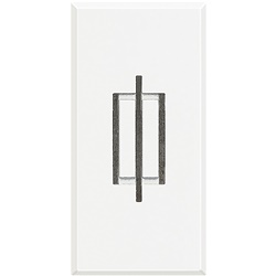 Portafusibile Axolute per fusibili 5x20 e 6,3x32 10A 250Vac bianco