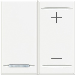 Dimmer axolute uscita 0-10V 2 moduli 300-600VA bianco controllo luminosità ambienti residenziali e commerciali