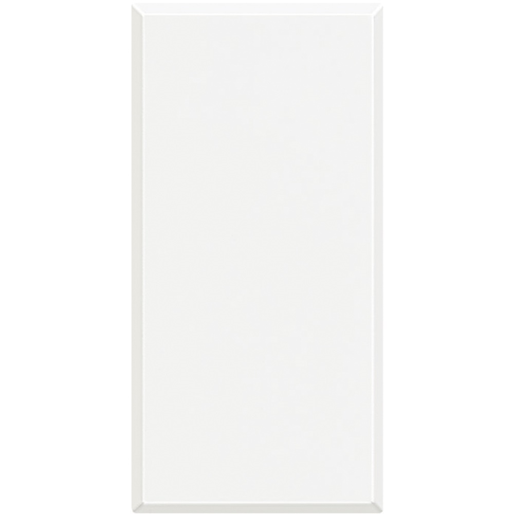 Tasto falso polo bianco 1 modulo design elegante per impianti residenziali e professionali Axolute