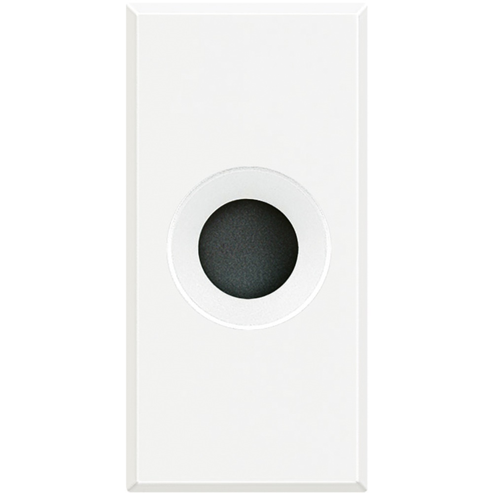 Uscita cavo 1 modulo serracavo max 9 mm bianco per impianti elettrici professionali